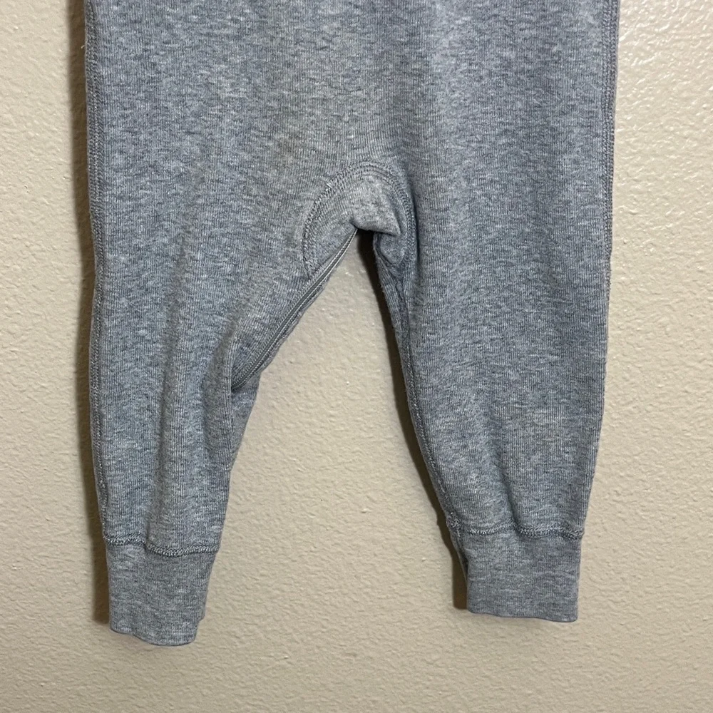 Hanna Andersson Gray Organic Cotton One Piece Pajamas